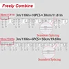 30cm-150cm Kitchen Takeaway Order Organizer Ticket Holder PVC Takeout Orders & Restaurant Tickets Rack for Office Cafes Pubs 4