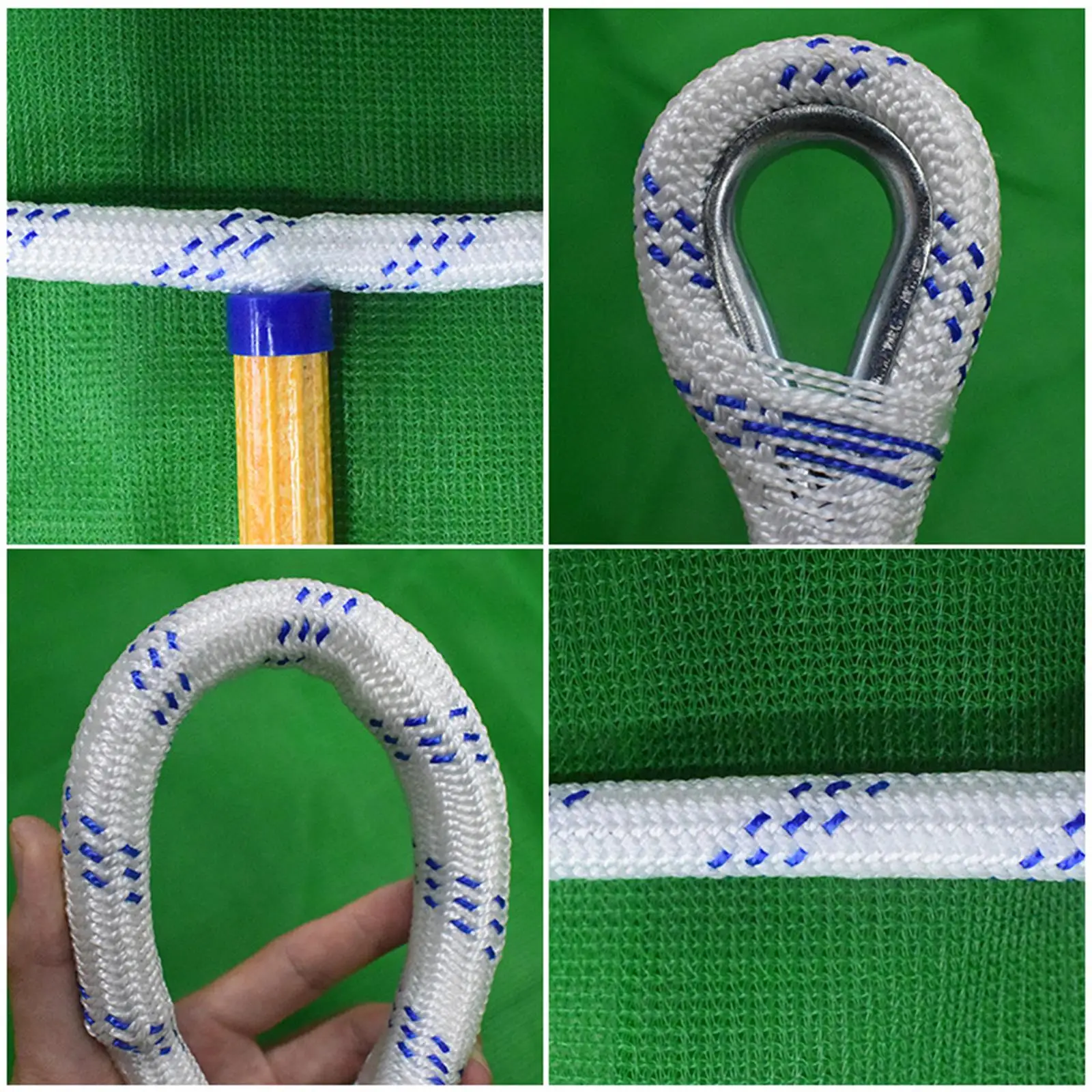 Emergency Escape Ladder Rope Flame Resistant Reusable for Outdoor