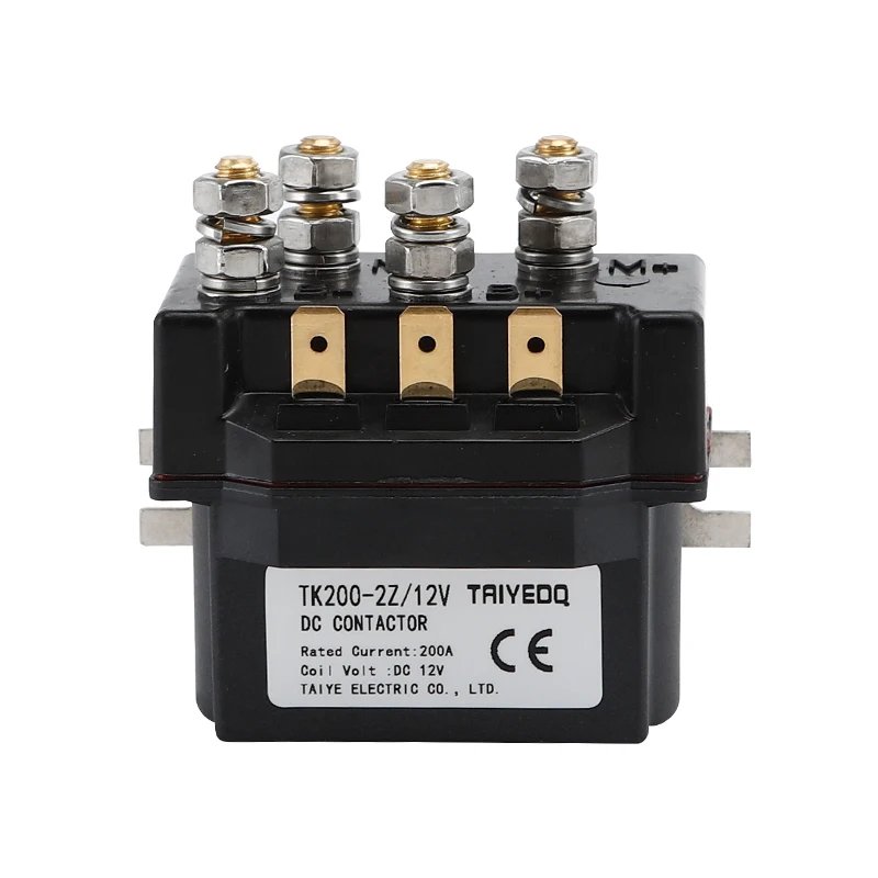Description Picture 5 of itemWinch Solenoid Relay 12V 200A DC 2 Phase Magnetic Intermittently Contactor 12/24/36/48/60VDC TK200-2Z