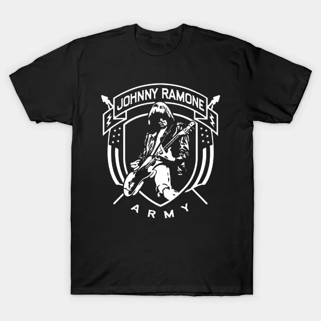 

2021 Men/Women's Summer Black Street Fashion Hip Hop Guitar Legemd Ramone T-shirt Cotton Tees Short Sleeve Tops