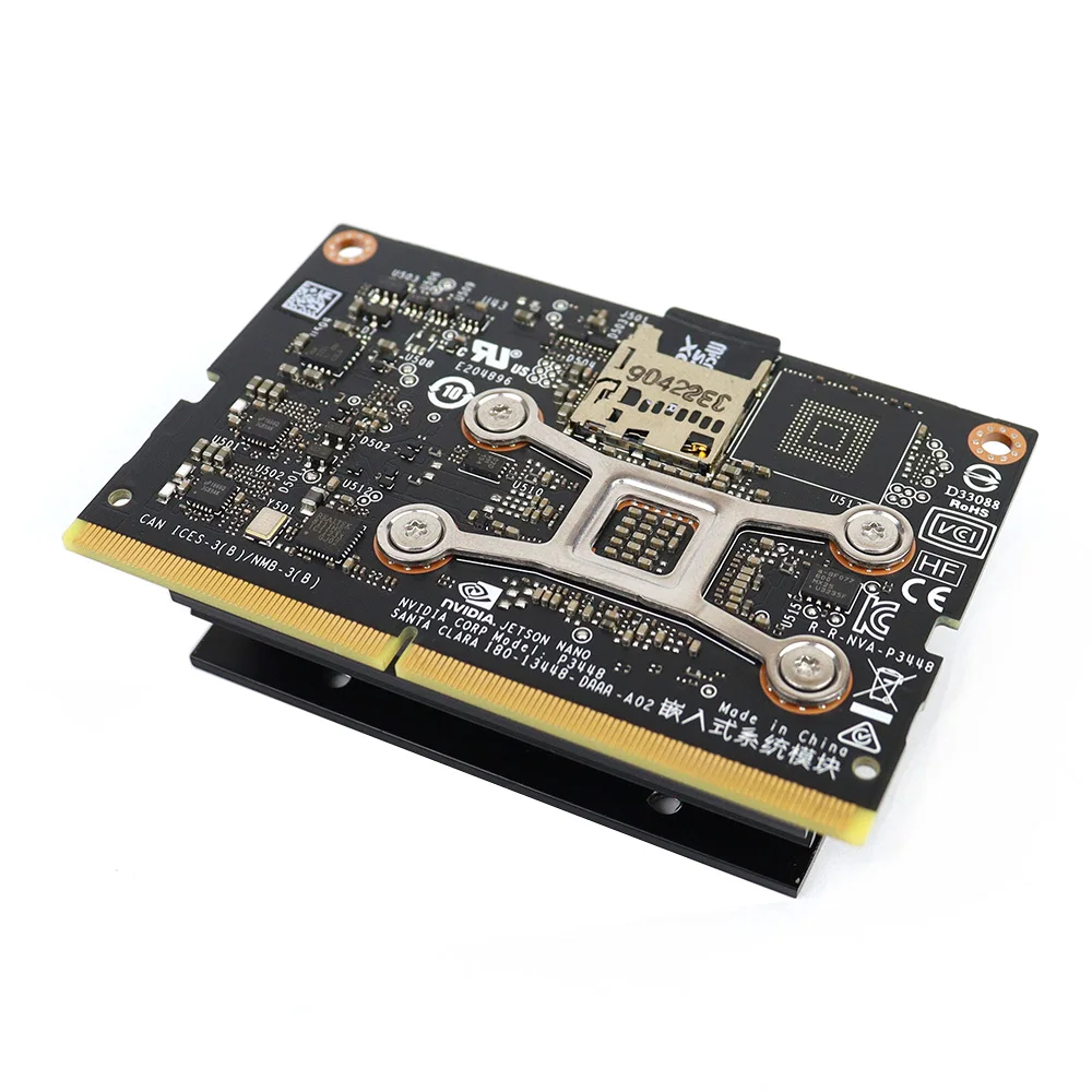 Jetson Nano A02 AI ���� ���� CPU ���μ���, CUDA GPU �ھ�, 4GB LPDDR4 RAM �Ӻ���� �ý��� ���, ����� OpenCV ROS