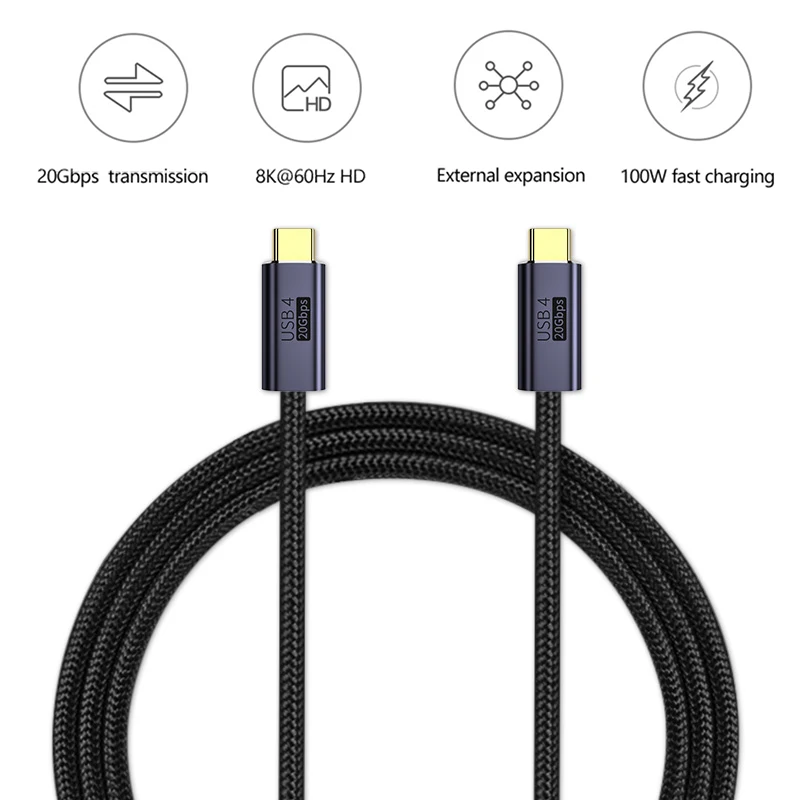 20 (50cm) USB C Cable 10Gbps - USB 3.1 Type-C Cable - 100W (5A) Power  Delivery Charging, DP Alt Mode - USB-C Cord for USB-C Laptop/Phone/Device 