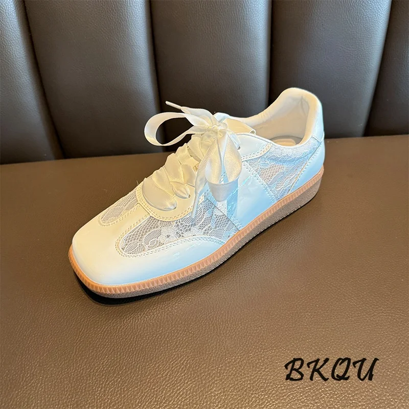 BKQU Brand 2024 New Trend Ballet German Training Shoes Mesh Ribbon Breathable Comfortable Free Shipping