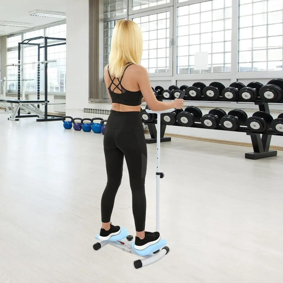 Waist Twister Machine Exercise, Ab Twister Board with Adjustable Handrail and 3 Torsion Levels, 300LBS Capacity, for Core Toning