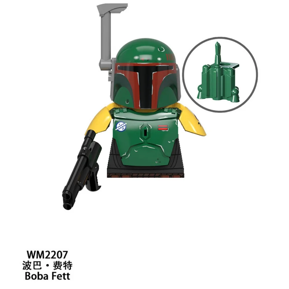 America Wars Action Figure Doll Ahsoka Dark Troopers Mandalorians Jawas Assembling Building Block Doll Toy Decorative Gift