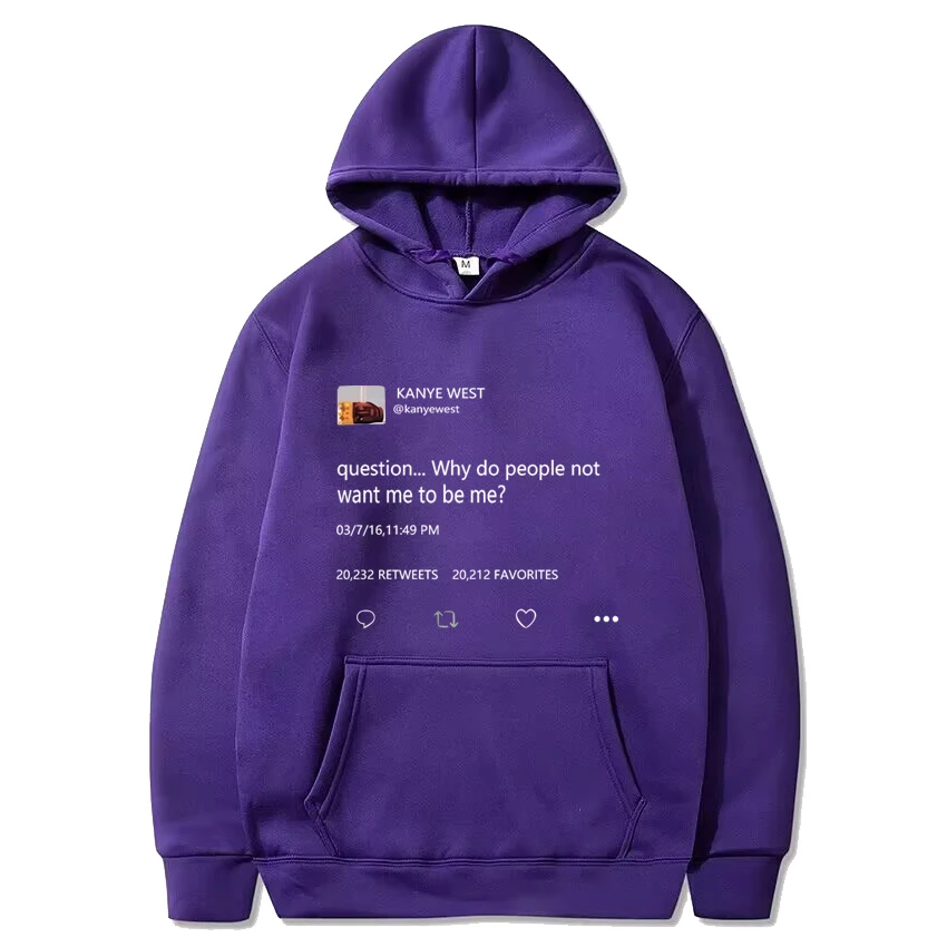 Kanye West vintage Print Hoodie Sweatshirt Autumn Winter Fashion Men Women Pullover Streetwear Fleece Unisex Long sleeve hoodies