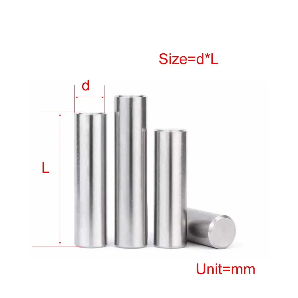 304 Stainless Steel M6 Precision Positive Tolerance Cylindrical Pin Gb119.1 Precision Solid Positioning Fixed Pin
