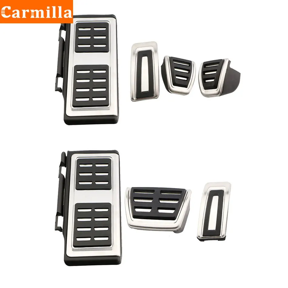 Car Styling Sport Fuel Brake Dead Pedal Cover Set Dsg For Seat Leon 5f