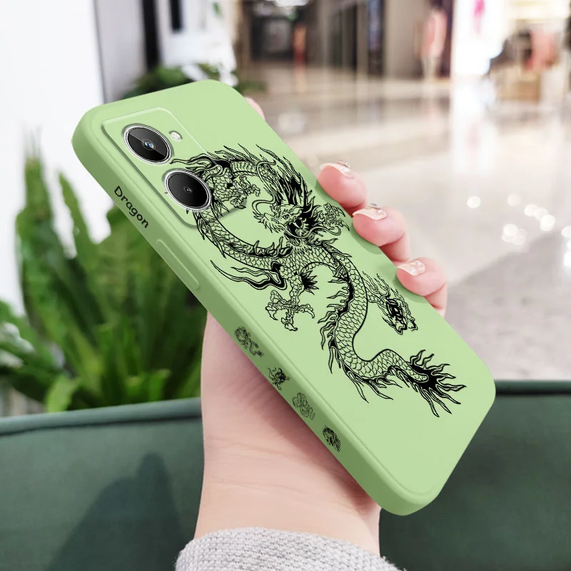 Dragon Groaned Liquid Silicone Phone Case