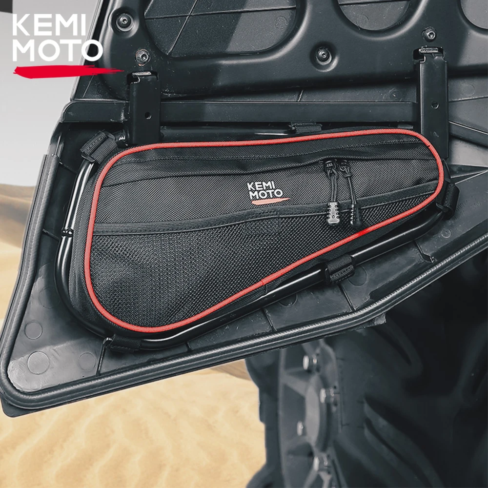 KEMIMOTO #2879942 Rear Lower Door Bags Storage Tool Bags Compatible with Polaris RZR XP 4 1000 Turbo S 4 1000 XP 4 Turbo S 4 900