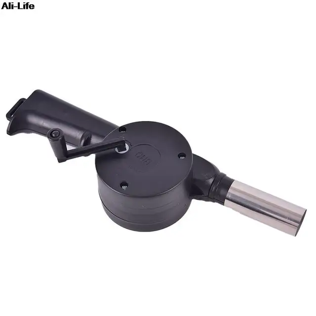 1Pc Bbq Ventilátor Légfúvó Kültéri Főzés A Barbecue Tűz Fúvókához Kézi Forgattyú Szerszám Piknik Kempinghez - Image 6