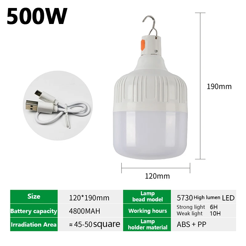 500W
