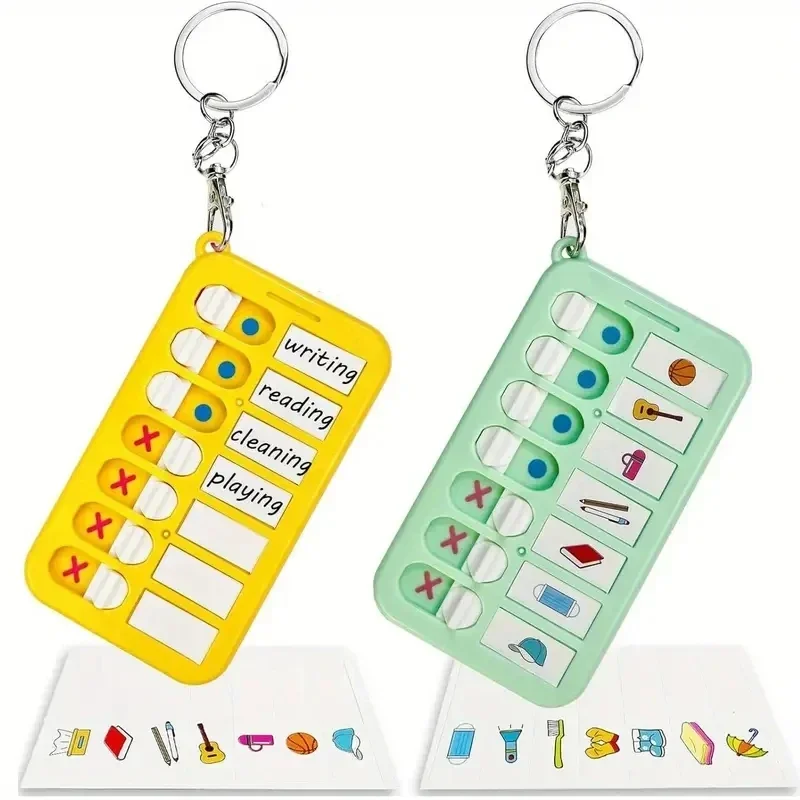 Task Planning Board Kid Self Discipline Check List Memo Board Daily Planner To Do List Korean Stationery Task Detachable Planning Board Key Chain