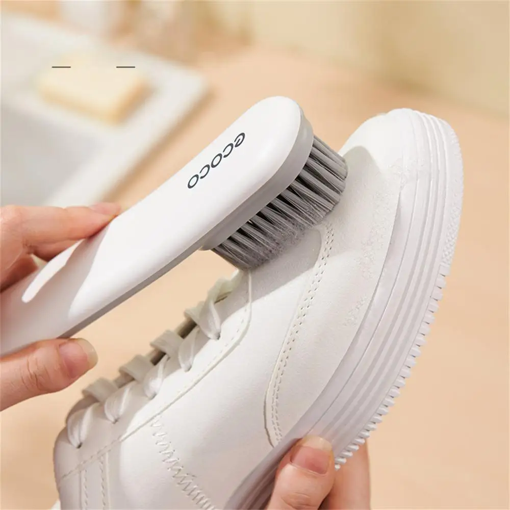Shoe Brush Laundry Brush Multifunctional Clean Brush Soft Bristles No Damage To Shoes No Hair Loss Long Handle Hang Board Brush 2