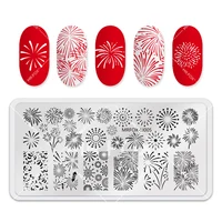 1 Pcs Template Nail Art Stamping Plates Manicure Nail Stamp Plate Image Painting DIY Nail Decal 2