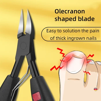 Ingrown Nail Clippers Toenail Cutter Stainless Steel Pedicure Thick Toe Nail Correction Deep Into Nail Grooves Manicure Tools 1