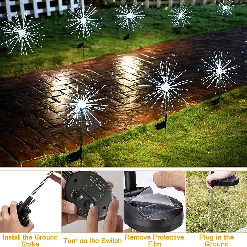 Solar Firework Garden Light 4