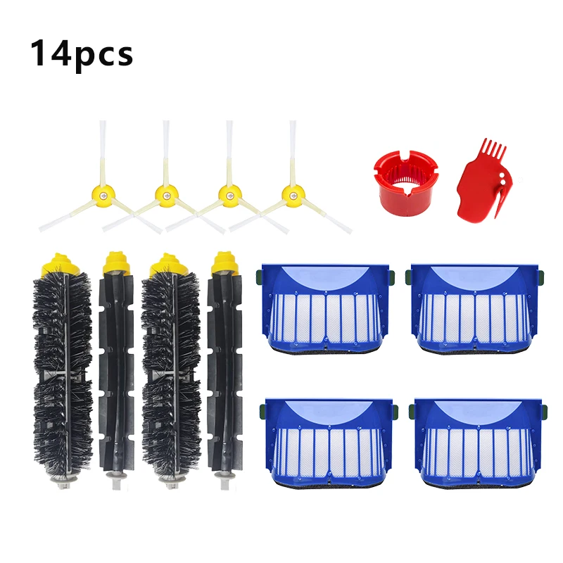 Advanced Vacuum Cleaner Replacement Kit with HEPA Filter and Main Side Brush