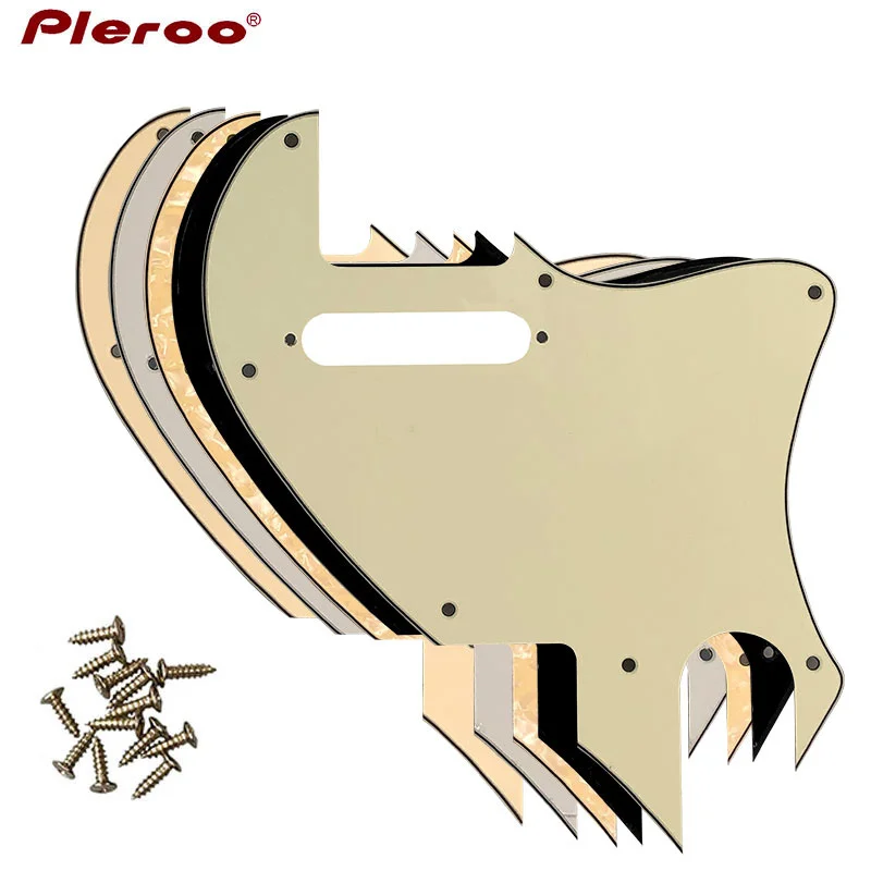

5pcs Guitar Parts For US Telecaster Tele F Hole Hybrid Guitar Pickguard Scratch Plate Tele Conversion Pickup With Fixing Hole