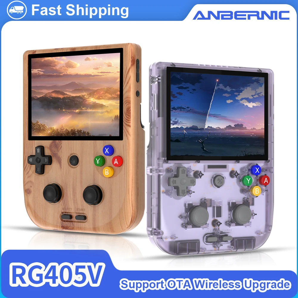ANBERNIC RG405V Handheld Game Console Android 12 Unisoc Tiger T618 4 Inch IPS Touch Screen Video