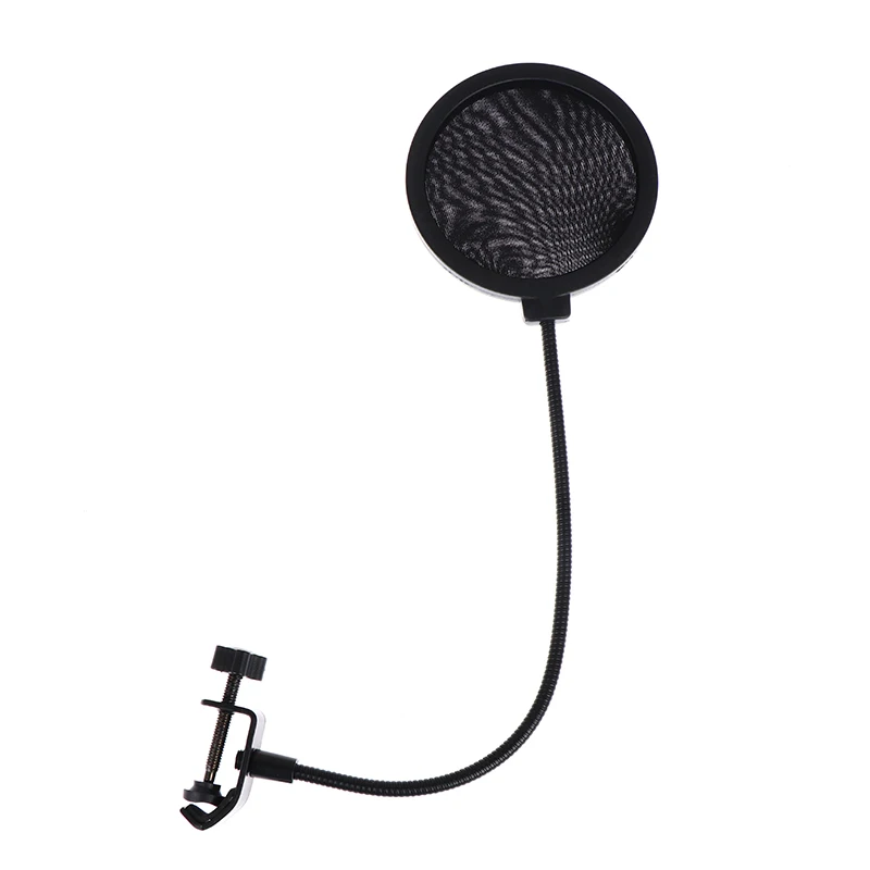 1 pz microfono Pop Filte filtro audio da studio a doppio strato per accessori di registrazione broadcast