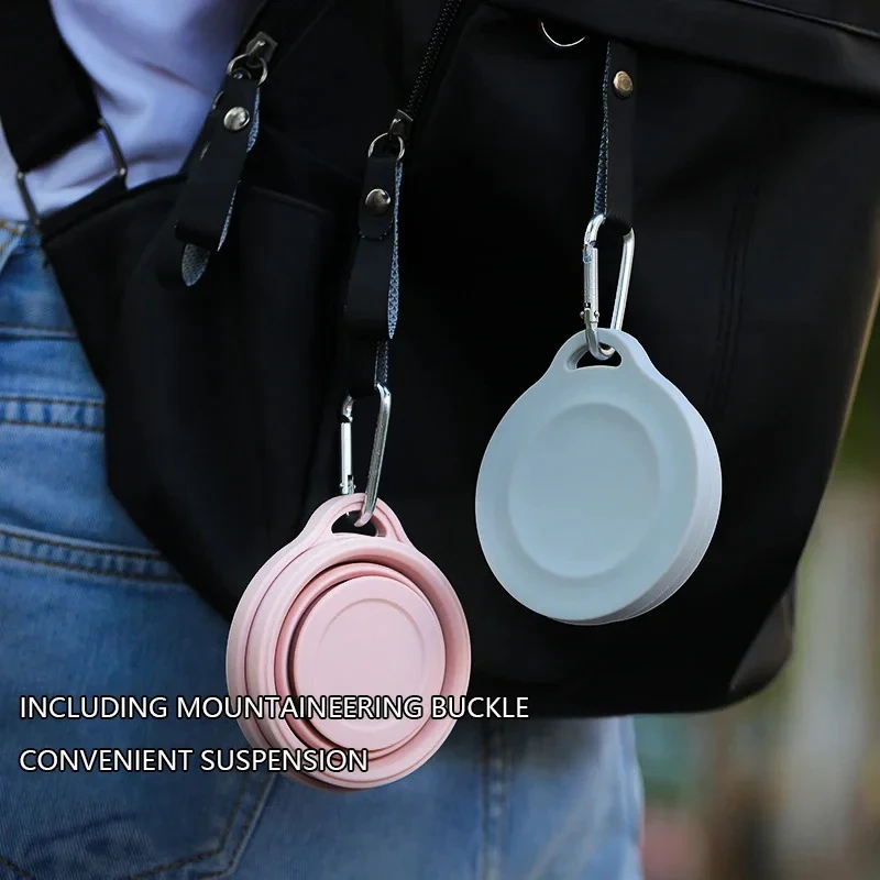 Outdoors Silicone Folding Cup with Hanging Hole