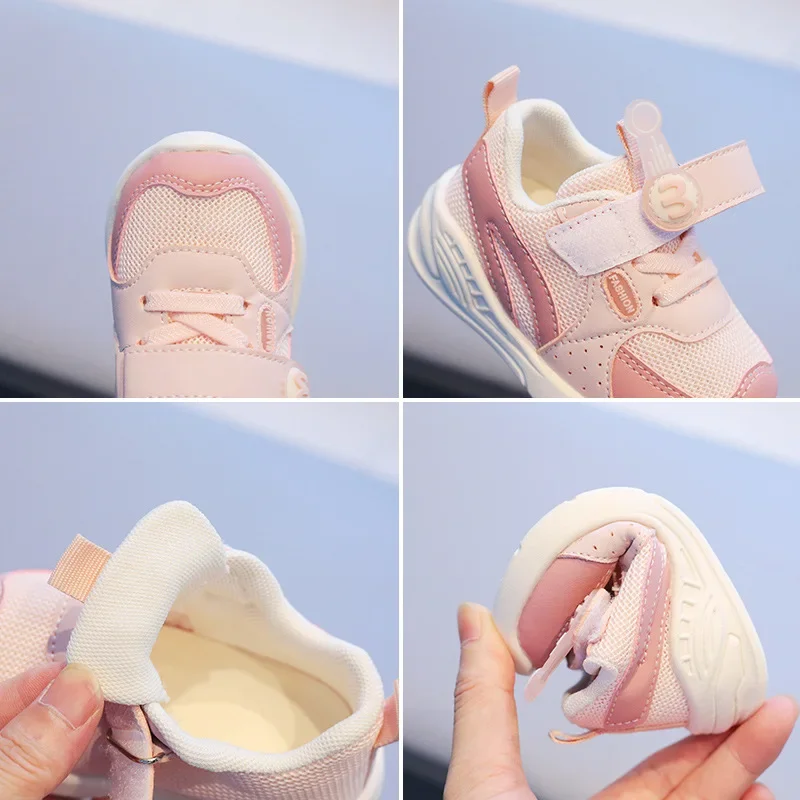Baby Shoes Children Sports Shoes 0-3 Years Baby Casual Shoes Toddler Sneakers Infant Newborn Outdoor First Walkers Breathable Anti-slip Baby Boy Girl Sport Shoes