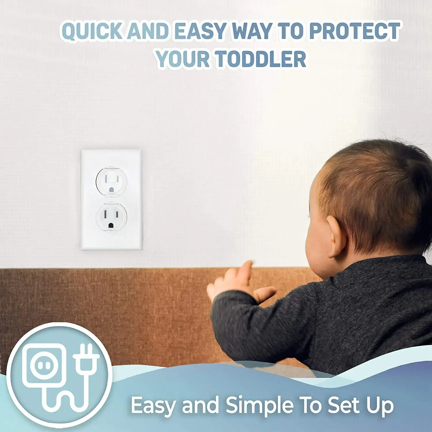 Socket Cover Protectors 20pcs American Standard Socket Cover Clear Color Electrical Outlet Child Proofing