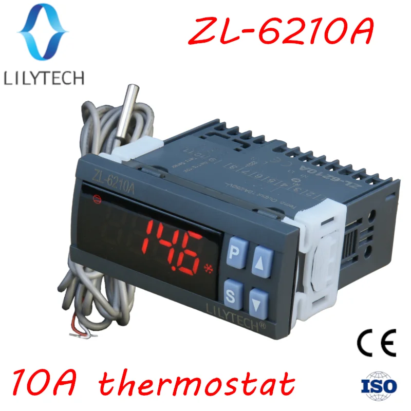 ZL-6210A, Digital, Temperature Controller, Thermostat, Economical Cold Storage Controller, Lilytech