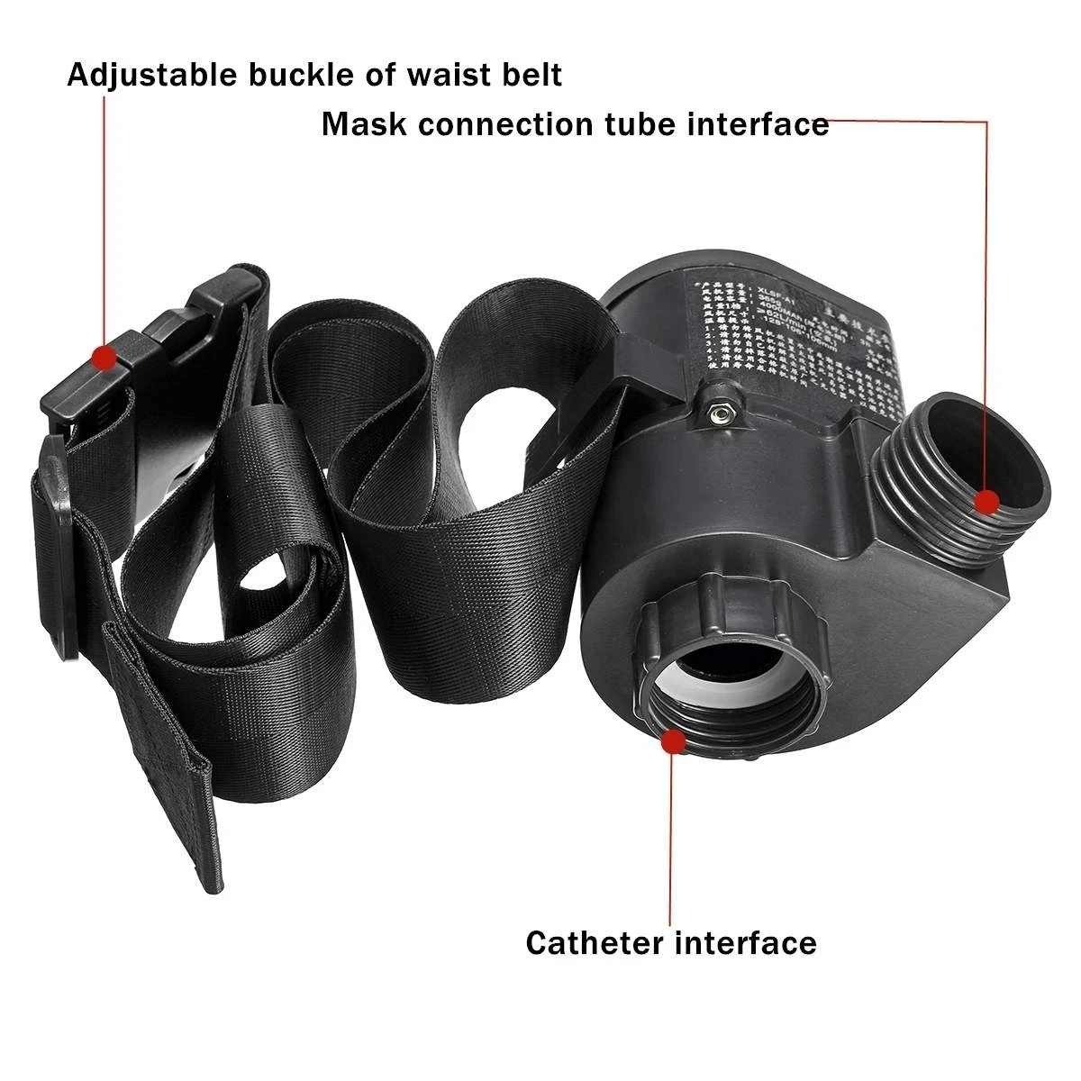 Masque Anti-Poussière Respirateur avec Ventilateur Autonome 7-9h