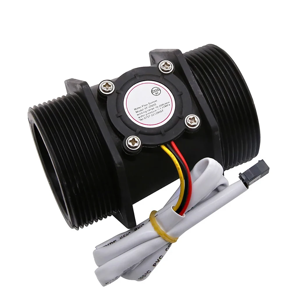 1/1.5/2inch Water Flow Sensor Hall Flowmeter Water Heater Nylon Liquid Flow Mete