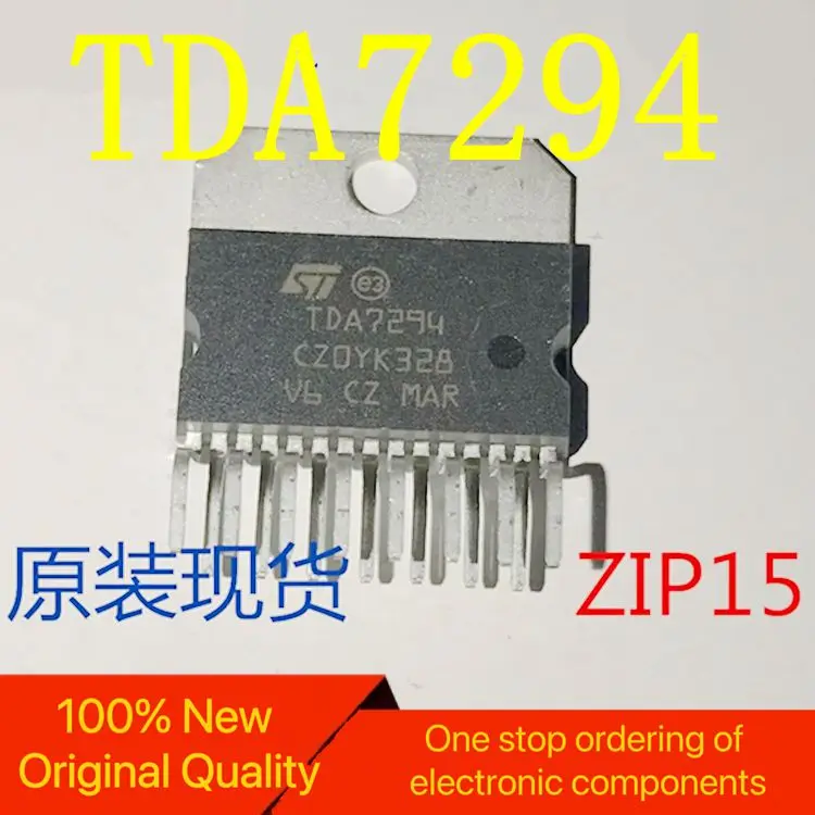 Tda7294 Amplificatore Di Potenza Audio Chip Ic Amplificatore Di Potenza Blocco Amplificatore Di Potenza Ic Inserimento Diretto Zip-15 In Magazzino