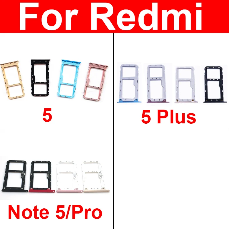 Sim Card Tray Holder For Xiaomi Redmi Plus Reader Sim Card