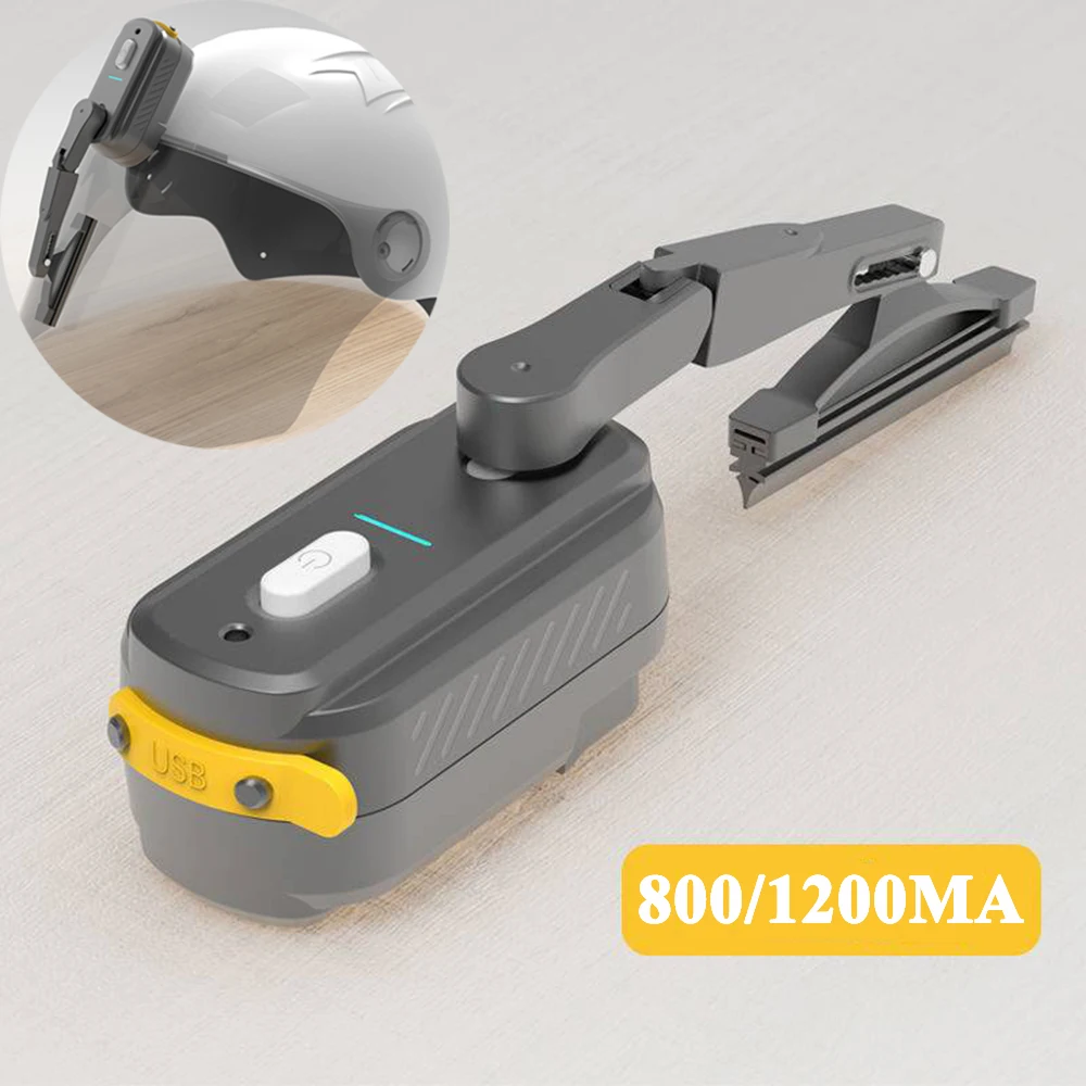 

Rechargeable Motorcycle Helmet Electric Wiper Universal Waterproof Motorcycle Helmet Windshield Wiper Compatible with Most Visor