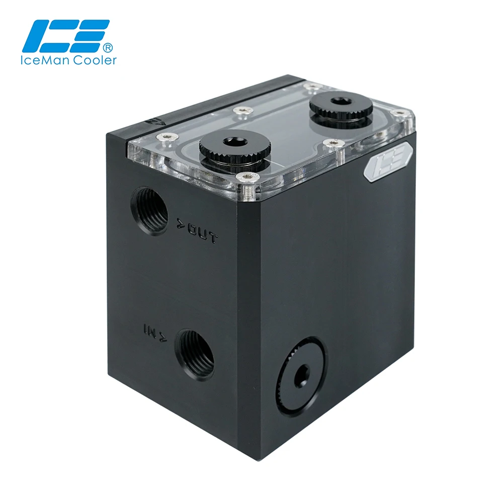 【iceman】 ICE-D5D Dual D5 Pump Top - Black