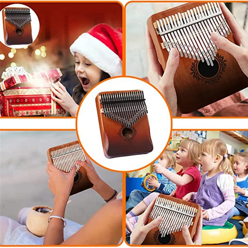 A51Q-Kalimba Thumb Piano 21 Keys, Portable Kalimba Thumb Piano, Piano for Adults, Kids and Beginners