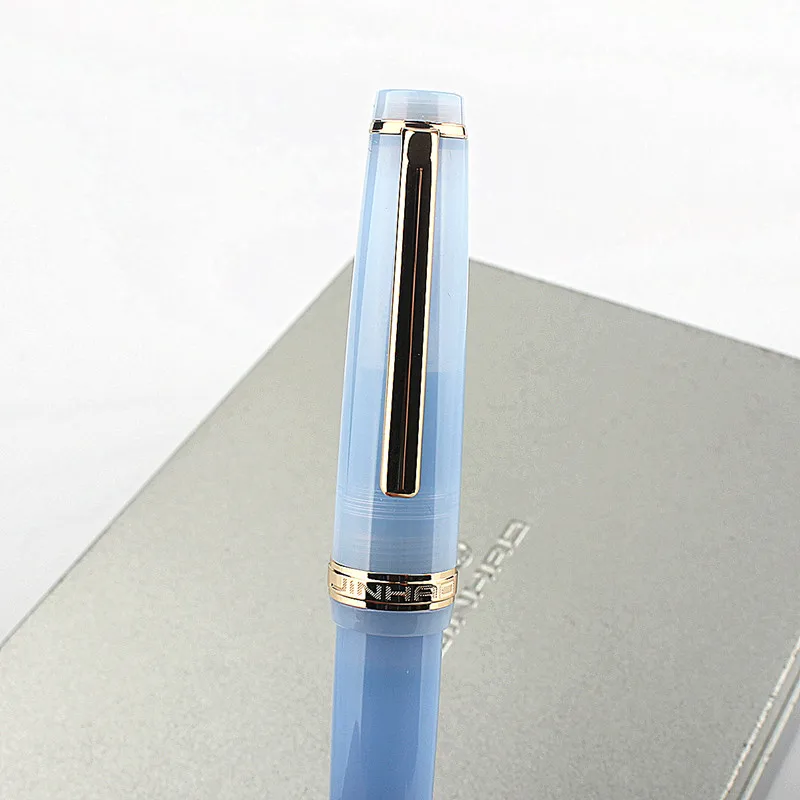 New Jinhao 82 transparent Fountain Pen Acrylic F Nib School Office Supplies Business Writing Ink Pens