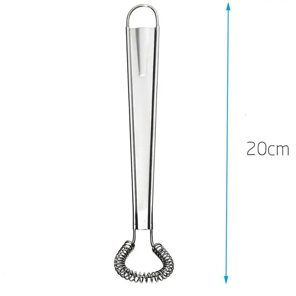 Manual Egg Beater Silicone Spring Coil for Stirring Whipping Foaming Creamy Mixer Sauce Blender Baking