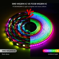 FCOB SPI RGBW IC LED Light Strip WS2814 Addressable 784 LED Dream Color 10mm DC24V SK6812 High Flexible FOB COB Lights RA90 IP30 - Image 2