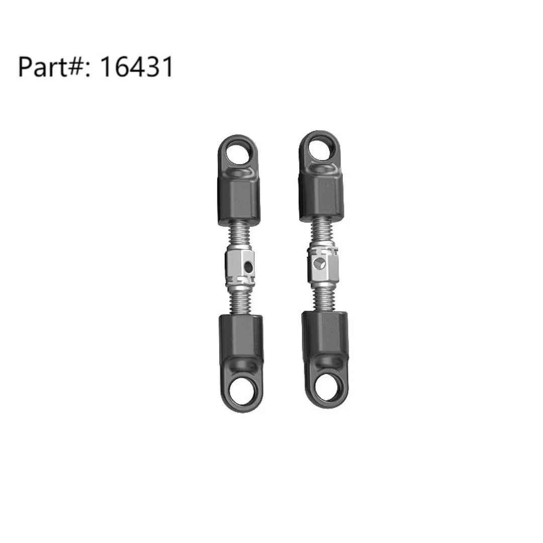 RWLZLB Metal Upgrade Parts For Hyper Go RC Car - Shock Tower, Steering Cup, Hub, Tie Rod For H16BM/H16GT/H16DR