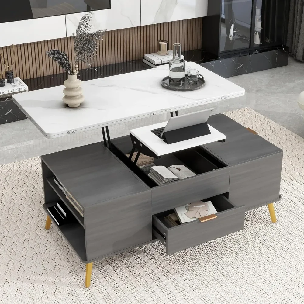 Coffee Table, Multi-Functional Tables with Drawers, Lift Top Coffee Table 3