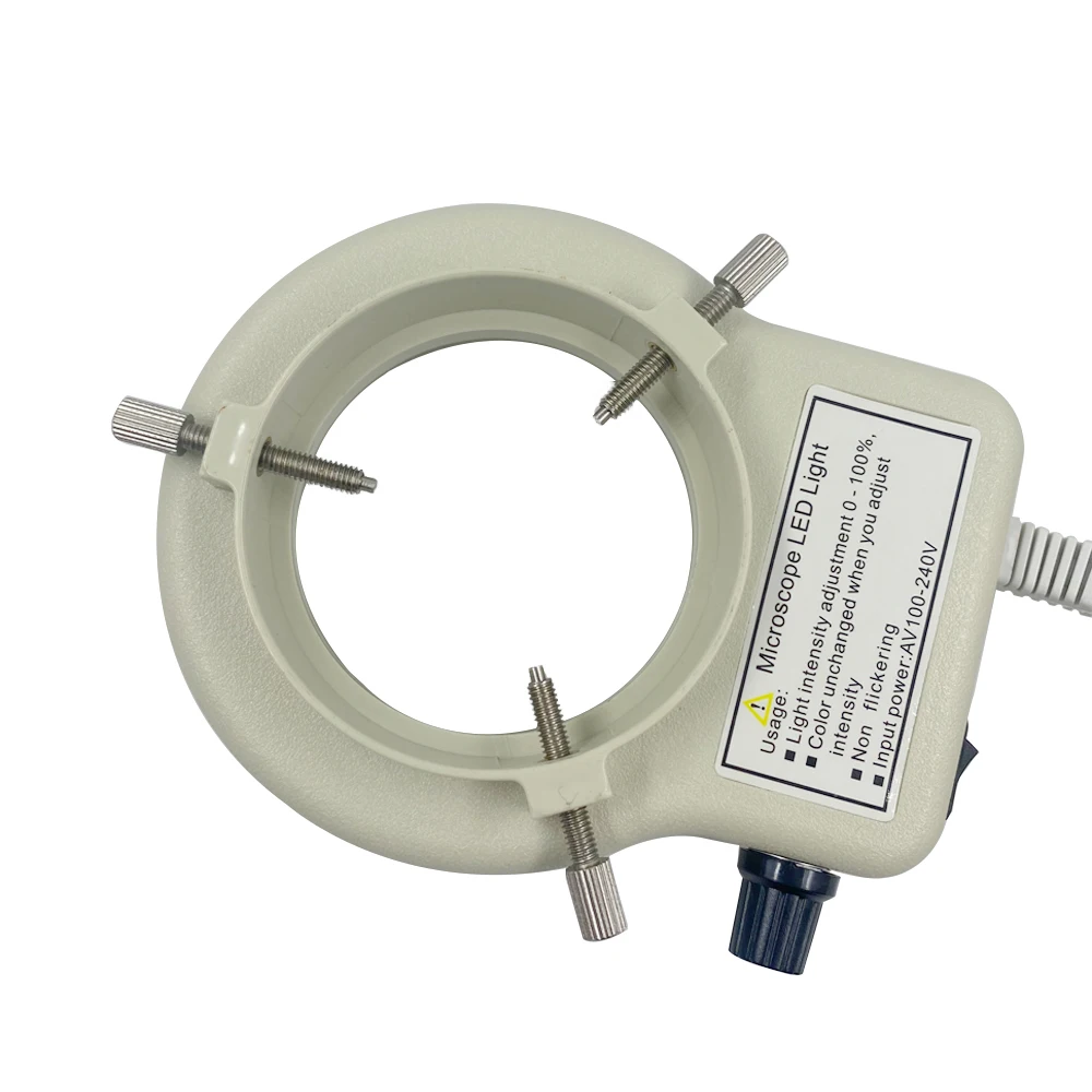 Microscope LED Ring Light Illuminator Lamp for Industrial Microscope Circle Light  Camera Light Source 2
