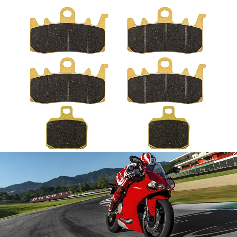 

Front and Rear Brake Pads Set FA630HH +FA266HH Fit for Ducati Panigale 899 (2014 - 2015) ,821 Hypermotard / SP , Panigale V2