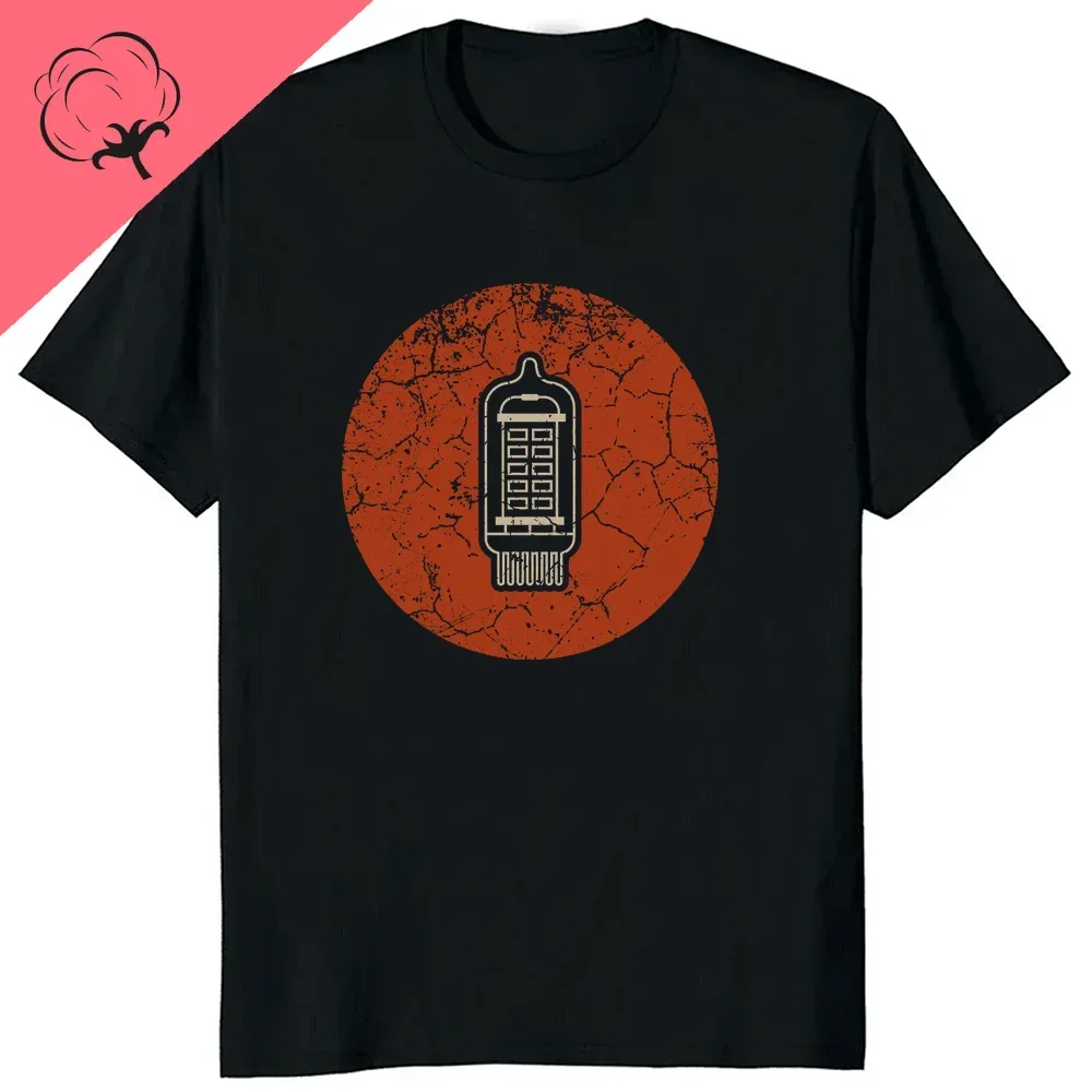 Vintage VU Meter Sound Engineer Graphic Cotton T-Shirt
