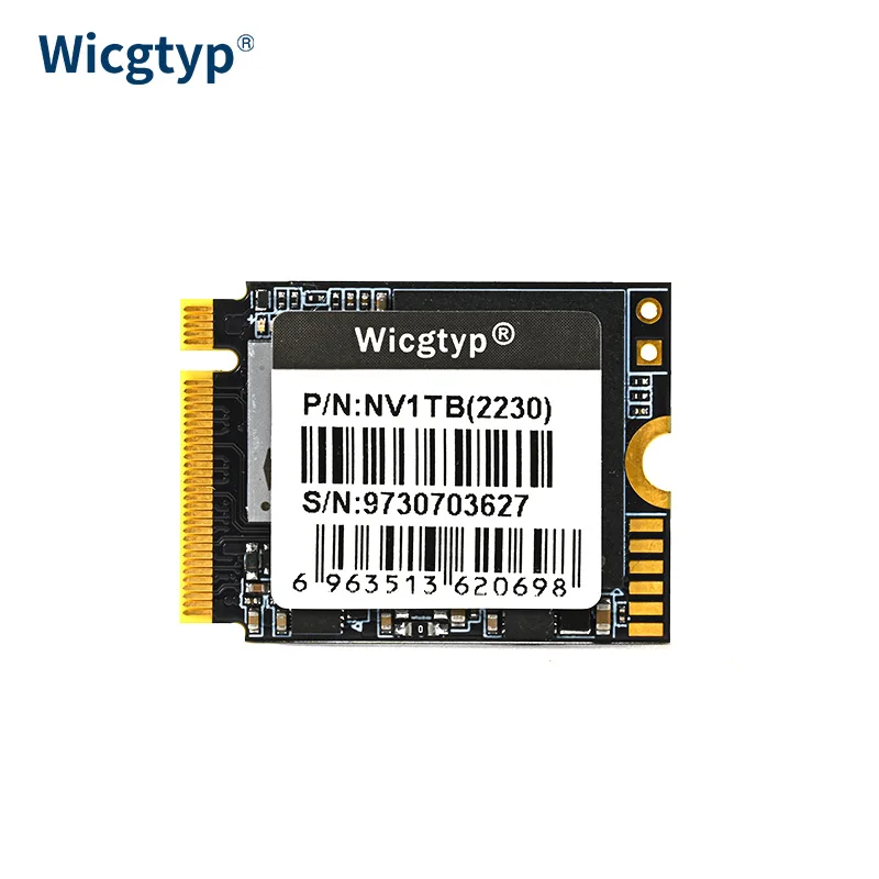 

Wicgtyp NVME M.2 2230 SSD 1 ТБ 2 ТБ 512 ГБ M2 NVMe PCIe Gen4 x4 SSD для ноутбука Surface3 4 Pro X Steam Deck Dell HP Lenovo ROG Ally