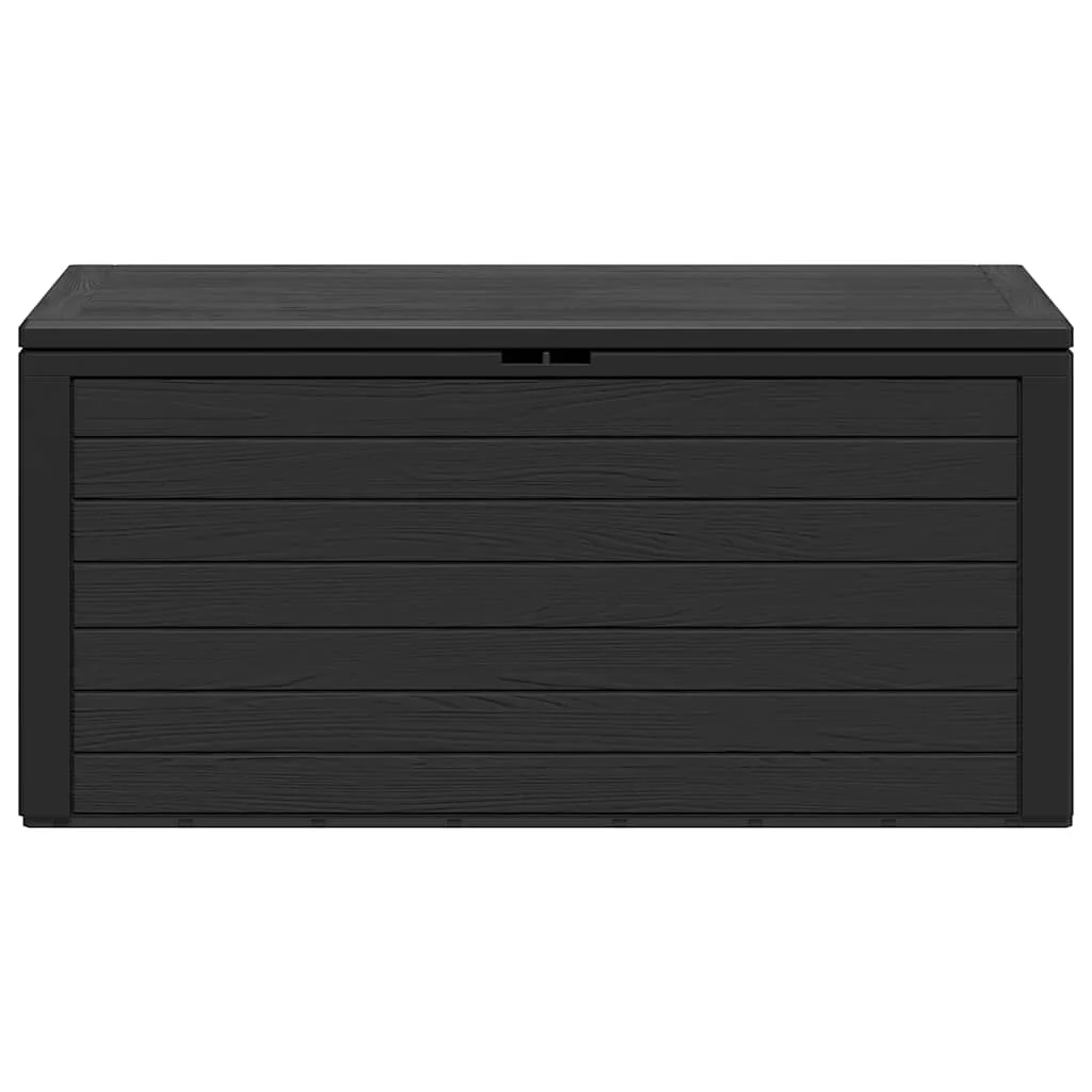 Garten-Aufbewahrungsbox Anthrazit 116x44x55 cm, für Werkzeuge und Outdoor-Kissen – Detail 3