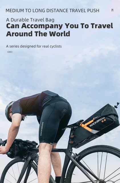 Borsa Sottosella ROCKBROS Impermeabile 10L - Per MTB E Ciclismo, Con Strisce Riflettenti - Foto 5