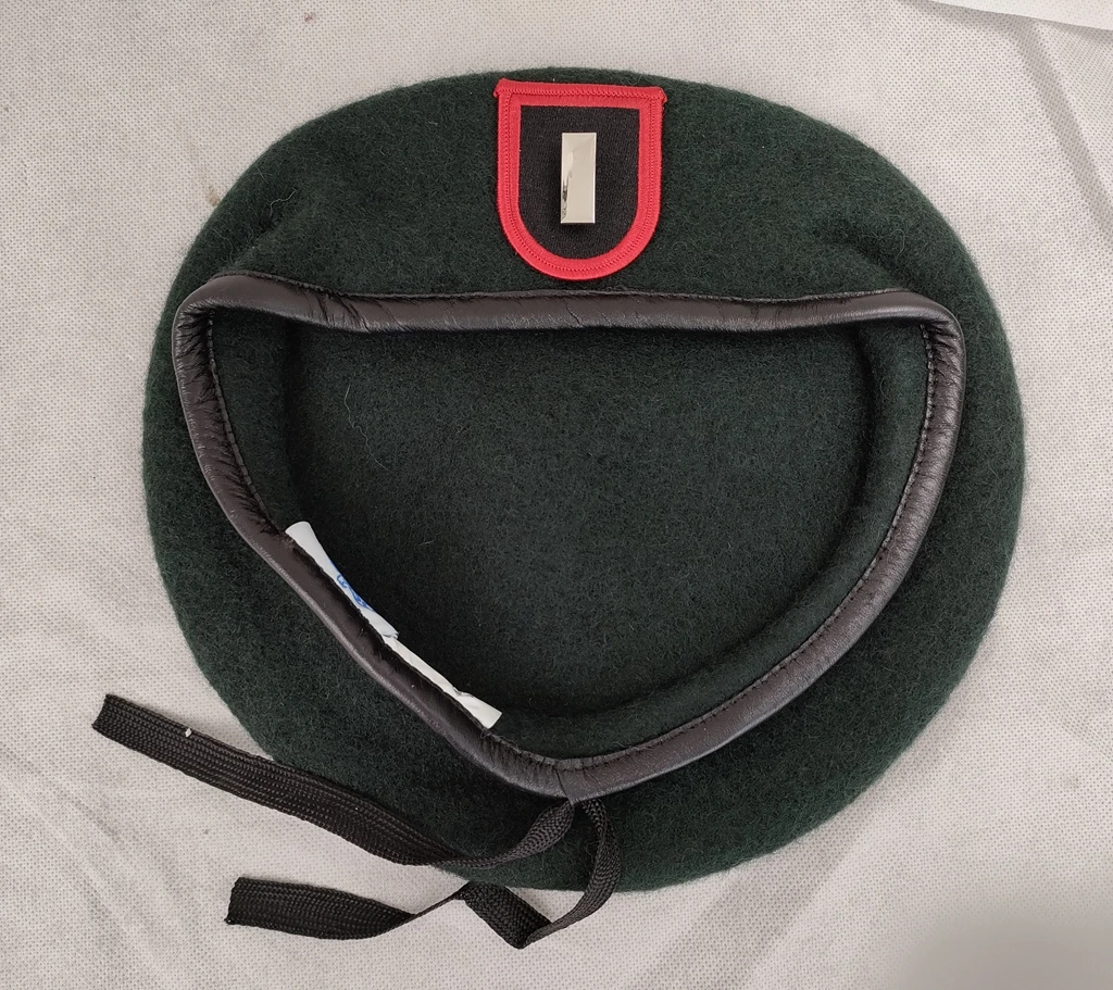 Us Army Special Operations Command Special Forces Green Wool Beret