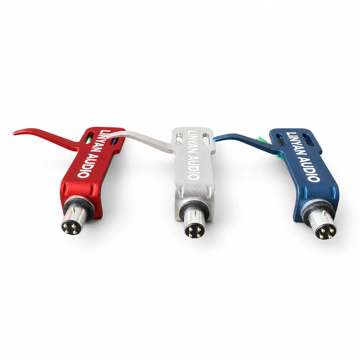 SME 범용 알루미늄 헤드쉘 10g, 8mm 크롬 4핀 커넥터(비닐 턴테이블 카트리지 마운트용)