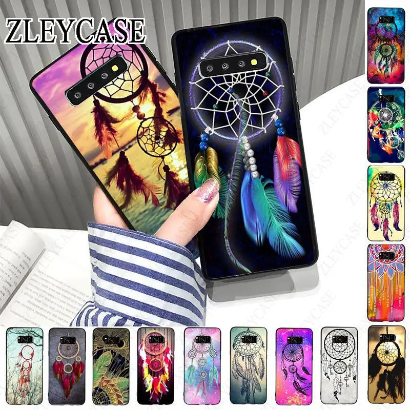 Dream Catcher Mandala Pattern Key Feathers Cover Per Samsung Galaxy Note9 Note10 Note20 S24 S22 S21Fe S23Ultra S22Plus S20Fecase